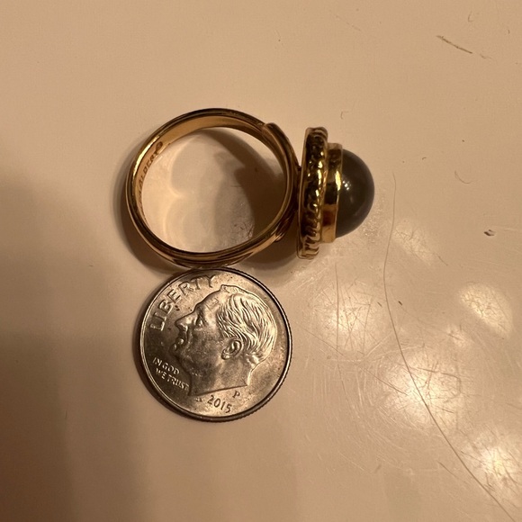 Charles Albert Alchemia adjustable gray Moonstone ring - Picture 3 of 6